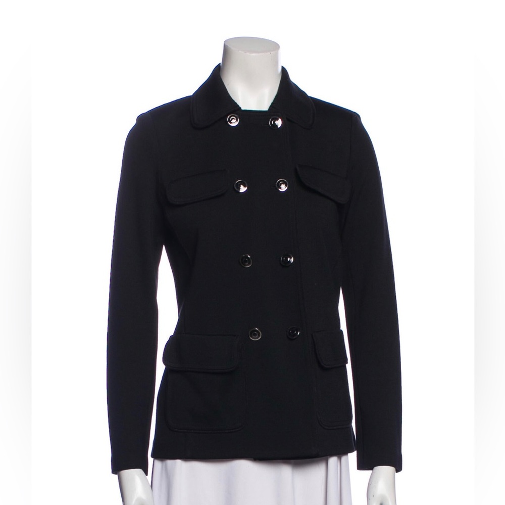 St. John utility pointed collar jacket sweater NWOT